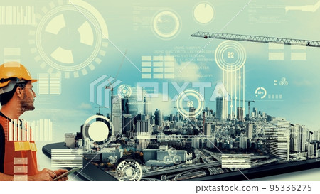 Innovative architecture and inventive civil plan building construction project 95336275