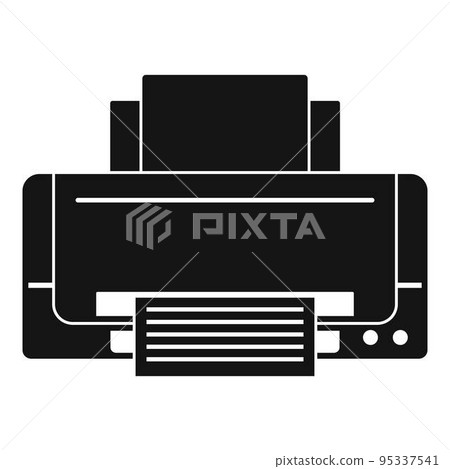Inkjet printer icon. Simple illustration of inkjet printer vector icon for web design isolated on white background Inkjet printer icon. Simple illustration of inkjet printer vector icon for web design isolated on white background 95337541