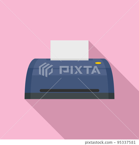 Digital printer icon. Flat illustration of digital printer vector icon for web design Digital printer icon. Flat illustration of digital printer vector icon for web design 95337581