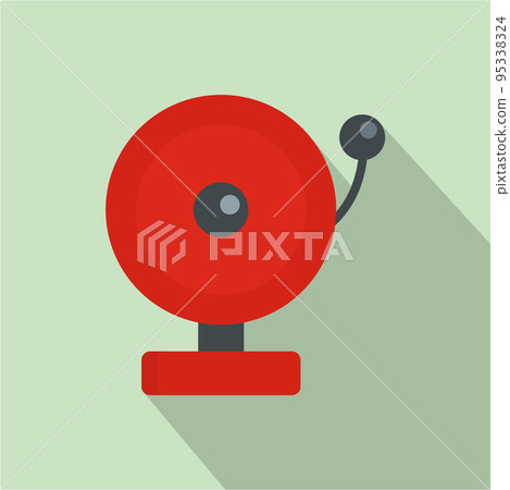 Ring sirena icon. Flat illustration of ring sirena vector icon for web design Ring sirena icon. Flat illustration of ring sirena vector icon for web design 95338324