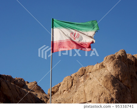 Iranian flag Iranian flag 95338741