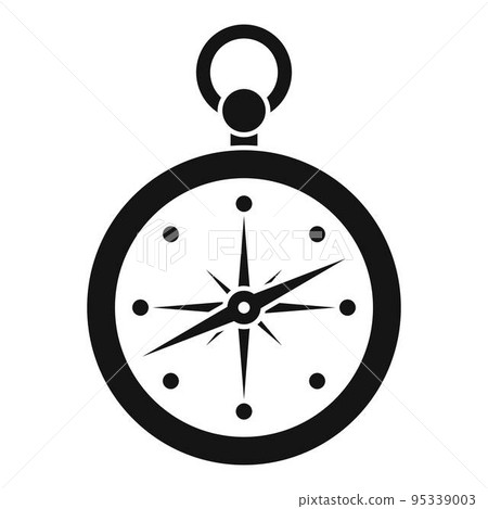 Compass Vector Easy Simple Compass Vector