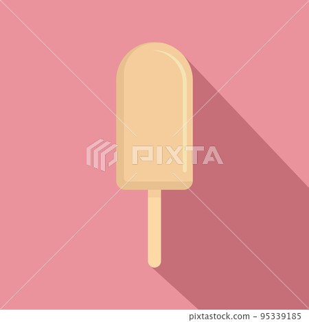 Soft white ice cream icon. Flat illustration of soft white ice cream vector icon for web design Soft white ice cream icon. Flat illustration of soft white ice cream vector icon for web design 95339185