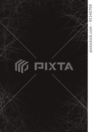 Abstract intersecting white lines with black background. 95340709