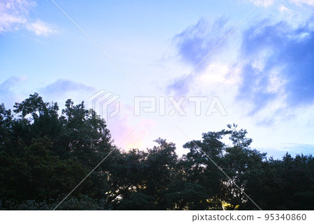 Blue sky and cloud image Blue sky and cloud image 95340860