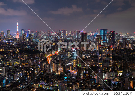 <Tokyo> Tokyo city night view 95341107