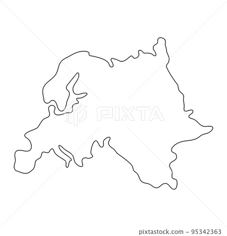 Europe line continent. Europe line continent. 95342363