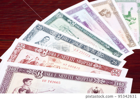 Old Albanian money a business background Old Albanian money a business background 95342631