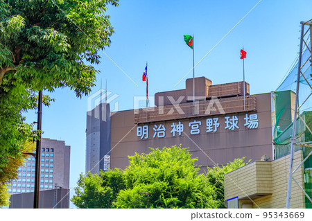 【東京的都市風光】明治神宮棒球場 95343669