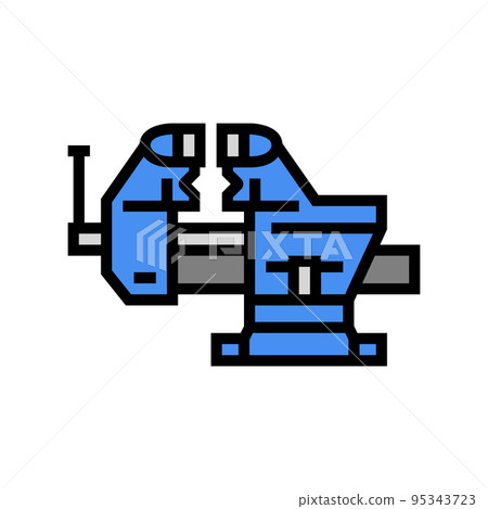 combination vice color icon vector illustration combination vice color icon vector illustration 95343723