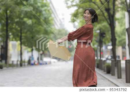 Woman shopping Woman shopping 95343792