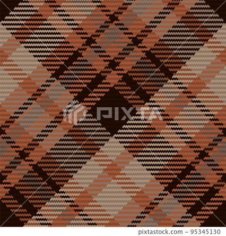 Seamless pattern of scottish tartan plaid. Repeatable background with check fabric texture. Vector backdrop striped textile print. 95345130