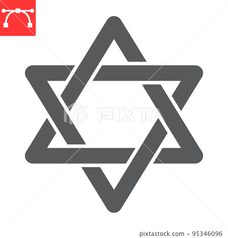 Star David line icon, hanukkah and symbol, Star of David vector icon, vector graphics, editable stroke outline sign, eps 10. Star David line icon, hanukkah and symbol, Star of David vector icon, vector graphics, editable stroke outline sign, eps 10. 95346096