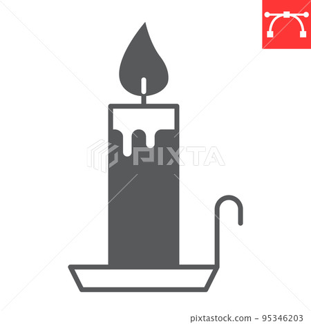 Candle holder glyph icon, halloween and heat, candle vector icon, vector graphics, editable stroke solid sign, eps 10. Candle holder glyph icon, halloween and heat, candle vector icon, vector graphics, editable stroke solid sign, eps 10. 95346203
