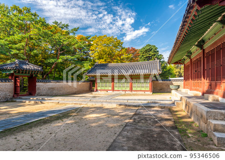 Jongmyo Confucian shrine of the Korean Joseon Dynasty in Seoul, South Korea 95346506