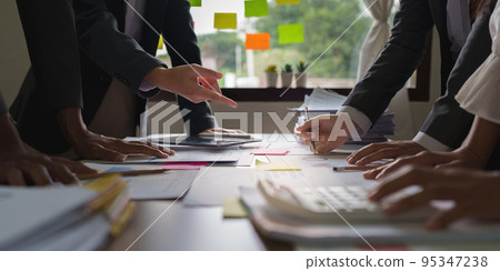 Asian Business consulting meeting and brainstorming new business plan finance investment Asian Business consulting meeting and brainstorming new business plan finance investment 95347238