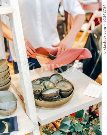 Handmade craft glazed modern ceramics local shop 95348784