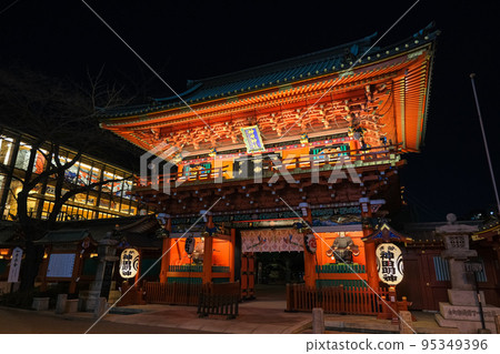 千代田區,東京,神田明神神社在晚上 千代田區,東京,神田明神神社在晚上 95349396