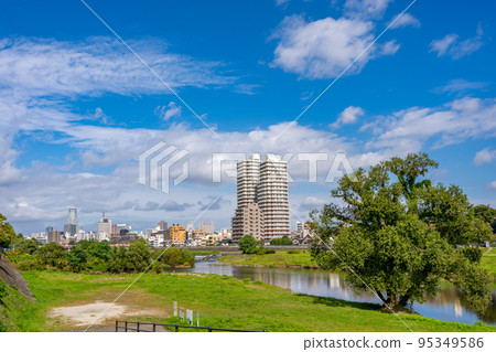 Sendai city center skyscrapers Hirosegawa Sendai city center skyscrapers Hirosegawa 95349586