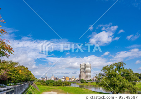 Sendai city center skyscrapers Hirosegawa Sendai city center skyscrapers Hirosegawa 95349587