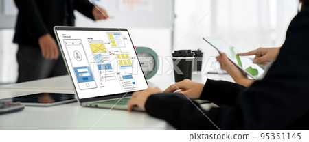 UX UI design process for modish mobile application and website 95351145