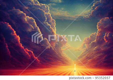 Pray for dog and faith for happiness and spectacular new hope 3D illustration Pray for dog and faith for happiness and spectacular new hope 3D illustration 95352037