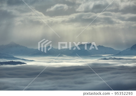 Mountains in the Alps Mountains in the Alps 95352293