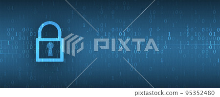 Cybersecurity and information or network protection. Future technology web services for business and internet project Cybersecurity and information or network protection. Future technology web services for business and internet project 95352480