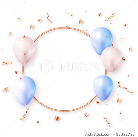 Colorful Balloons Birthday Decoration 95352753