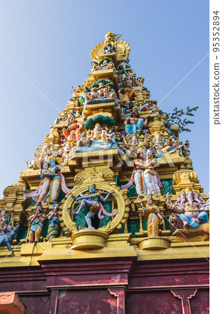 Exterior of the Sri Kaileswaram Temple, Sri Lanka Exterior of the Sri Kaileswaram Temple, Sri Lanka 95352894