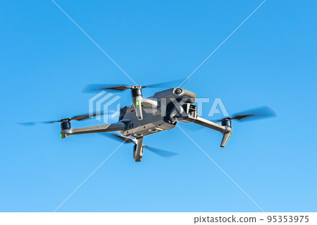 Drone and blue sky Drone and blue sky 95353975
