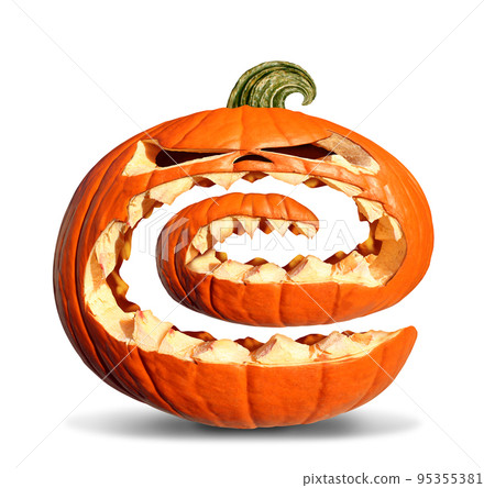 Jack-O-Lantern Pumpkin Swirl 95355381