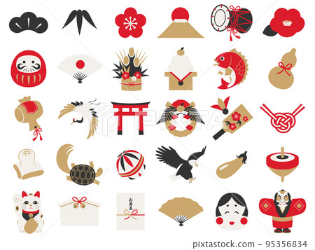 新的一年圖標集 95356834