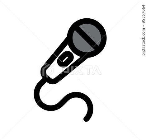 Illustration Vector Graphic of Microphone icon Illustration Vector Graphic of Microphone icon 95357064