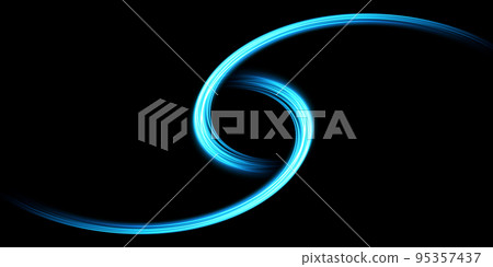 Abstract light lines of movement and speed in blue. Light everyday glowing effect. semicircular wave, light trail curve swirl, car headlights, incandescent optical fiber png. Abstract light lines of movement and speed in blue. Light everyday glowing effect. semicircular wave, light trail curve swirl, car headlights, incandescent optical fiber png. 95357437