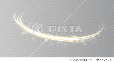 Abstract light lines of motion and speed in golden color. Light everyday glowing effect. semicircular wave, light trail curve swirl, car headlights, incandescent optical fiber png. Abstract light lines of motion and speed in golden color. Light everyday glowing effect. semicircular wave, light trail curve swirl, car headlights, incandescent optical fiber png. 95357623