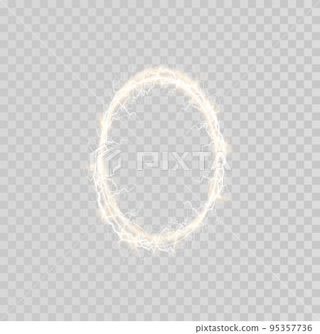Abstract light lines of movement and speed in gold color. Light everyday glowing effect. Frames, wave, light trail curve swirl, filament optical fiber, lightning. Abstract light lines of movement and speed in gold color. Light everyday glowing effect. Frames, wave, light trail curve swirl, filament optical fiber, lightning. 95357736