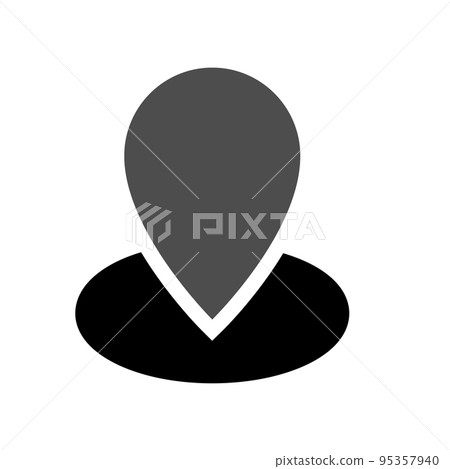 Illustration Vector graphic of pin location icon 95357940