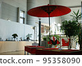 Japanese red umbrella 95358090