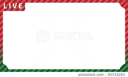 Christmas color live delivery frame 95358263