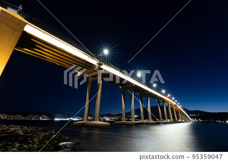 Tasman Bridge in Hobart Tasmania Australia 95359047