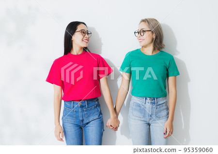 Colorful T-shirt Twins 95359060