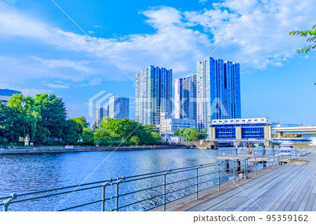 [Urban scenery of Tokyo] Scenery around Tennozu Isle 95359162