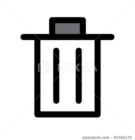 Illustration Vector Graphic of Recycle Bin icon Illustration Vector Graphic of Recycle Bin icon 95360170