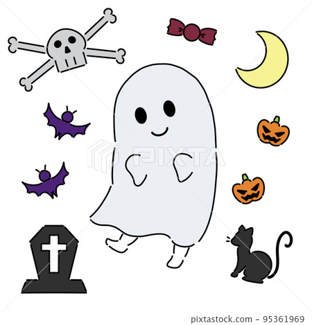 Happy Halloween ghost Happy Halloween ghost 95361969