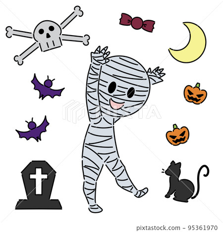 Happy Halloween Mummy Happy Halloween Mummy 95361970