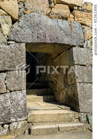 Himeji castle stone gate 95361998