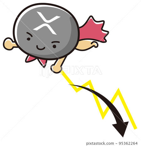瑞波(XRP)英雄和下降圖表的插圖 瑞波(XRP)英雄和下降圖表的插圖 95362264