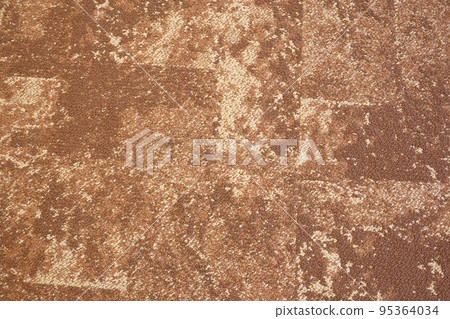 A carpet floor mat texture background blank.   brown color.   95364034