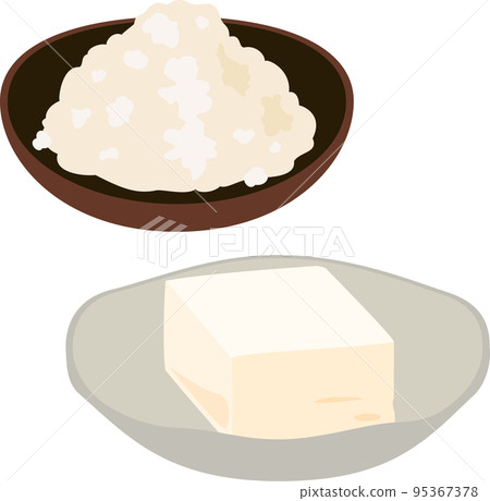 豆腐和豆渣 95367378